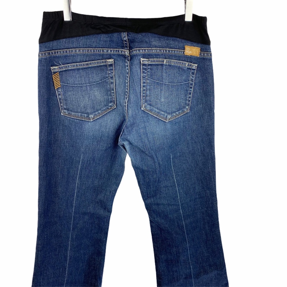 PAIGE Maternity Laurel Canyon Bootcut Flare Jeans 30 - Picture 8 of 11